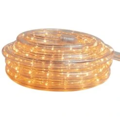 Northlight 100ft. Clear Incandescent Outdoor Christmas Rope Lights -Michaels Shop D676261S 2