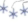 Northlight 3ct. Cascading White And Blue LED Snowfall Snowflake Christmas Light Set -Michaels Shop D676264S 1