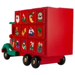 Northlight 14" Red Children Advent Calendar Storage Truck Christmas Décor -Michaels Shop D676277S 4