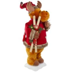 Northlight 24" Lighted & Animated Musical Moose Christmas Figure -Michaels Shop D676289S 3