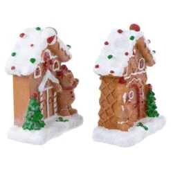 Northlight Gingerbread Houses With Gingerbread Boy & Girl Christmas Decoration Set -Michaels Shop D676301S 14