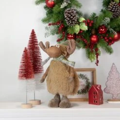 Northlight 13" Whimsical Moose Gnome Christmas Figurine -Michaels Shop D676303S 2