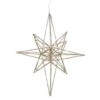 Northlight 12'' Warm White LED Lighted B/O Gold Glittered Geometric Star Christmas Decoration -Michaels Shop D676325S 1