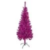 Northlight 6ft. Pre-Lit Pink Tinsel Artificial Christmas Tree, Clear Lights -Michaels Shop D676636S 1