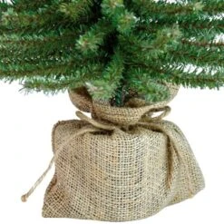 Northlight 2ft. Unlit Potted Downswept Mini Village Pine Medium Artificial Christmas Tree -Michaels Shop D676688S 15