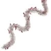 Northlight 50ft. Silver Christmas Candy Cane Wrapped Tinsel Garland -Michaels Shop D676711S 1