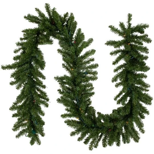 Northlight 9ft. Pre-Lit Canadian Pine Christmas Garland 8 Northlight 9ft. Pre-Lit Canadian Pine Christmas Garland - Image 6