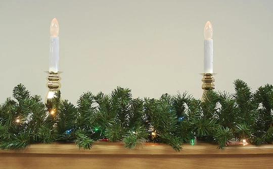 Northlight 9ft. Pre-Lit Canadian Pine Christmas Garland 5 Northlight 9ft. Pre-Lit Canadian Pine Christmas Garland - Image 3