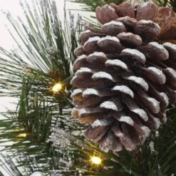 24'' LED Whitter Pine Wreath -Michaels Shop D677537S 15