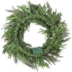 Alpine Collection 30" Warm White LED Decorated Wreath -Michaels Shop D677549S 14