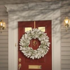 30" LED Snowy Sheffield Spruce Wreath -Michaels Shop D677559S 2