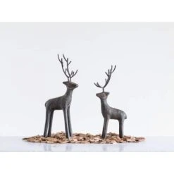 Hello Honey® 13.5" Cast Iron Standing Deer -Michaels Shop D758734S 2