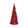 Hello Honey® 13" Red & White Wool Felt Tree With Pom Poms -Michaels Shop D758775S 1