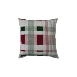 Hello Honey® Red & Green Plaid Pillow -Michaels Shop D758847S 1 1
