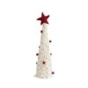 Hello Honey® 16" Red & Cream Handmade Wool Felt Applique Tree With Star & Pom Poms -Michaels Shop D758852S 1